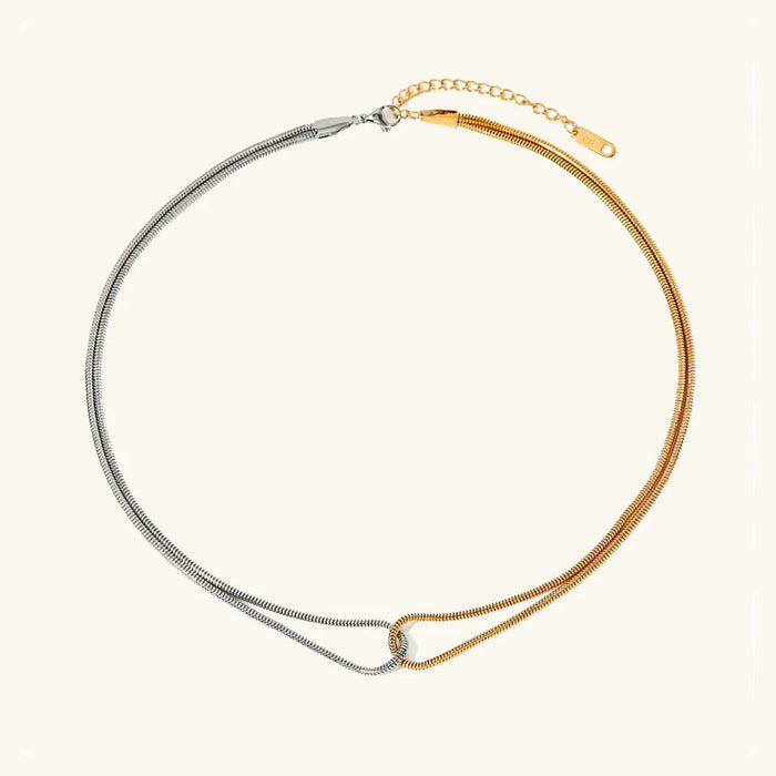 ROWAN. Two Tone Chain Necklace