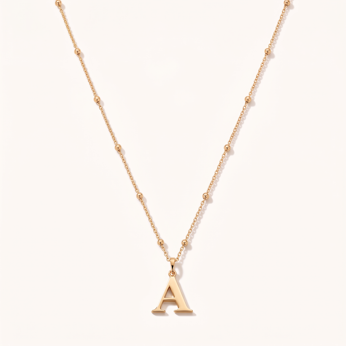 WREN. Initial Pendant Necklace