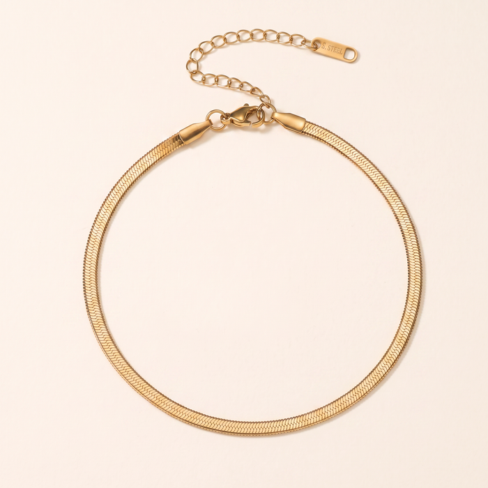 CORA. Herringbone Anklet