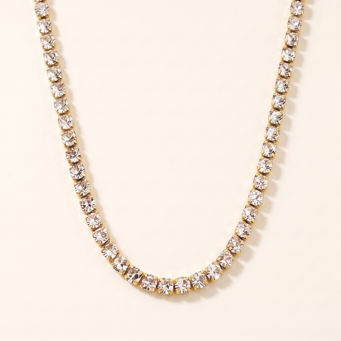 THEA. Diamond Tennis Necklace