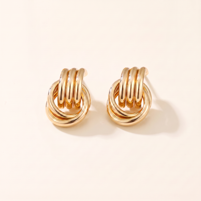 LUNA. Layered Hoop Earrings
