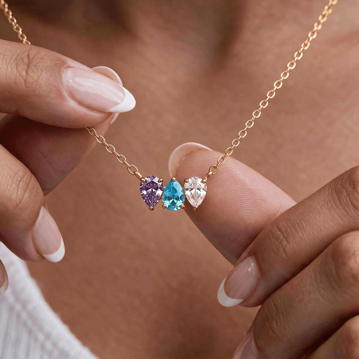 ROSALIE. Birthstone Necklace