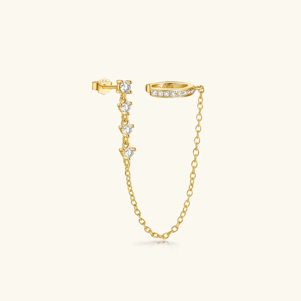 JOSIE. Chain Cuff Earrings