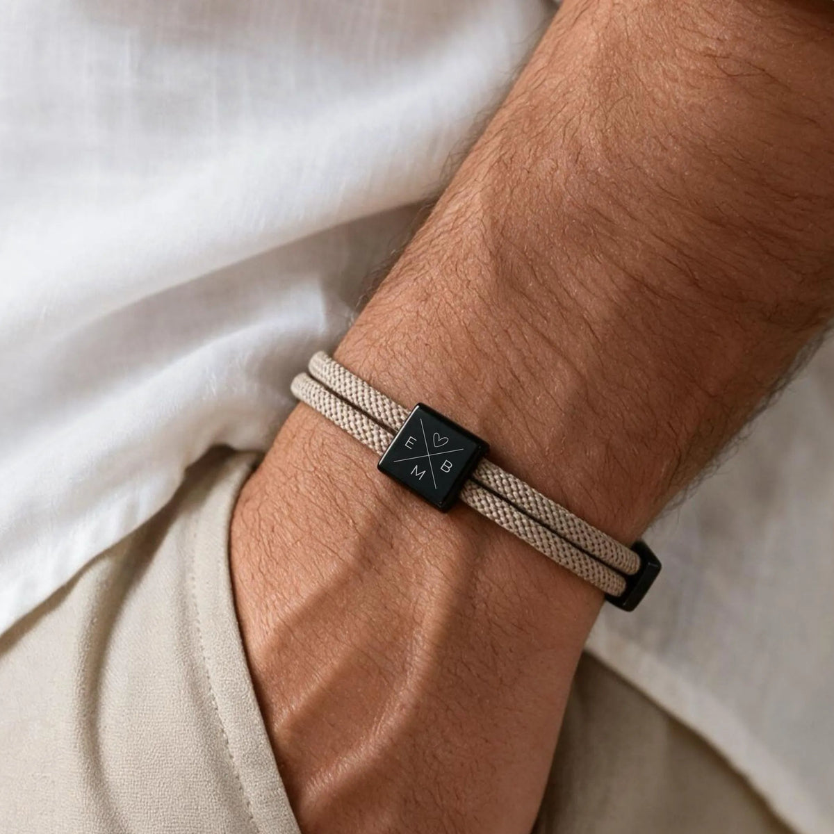 COLE. Braided Cord Bracelet