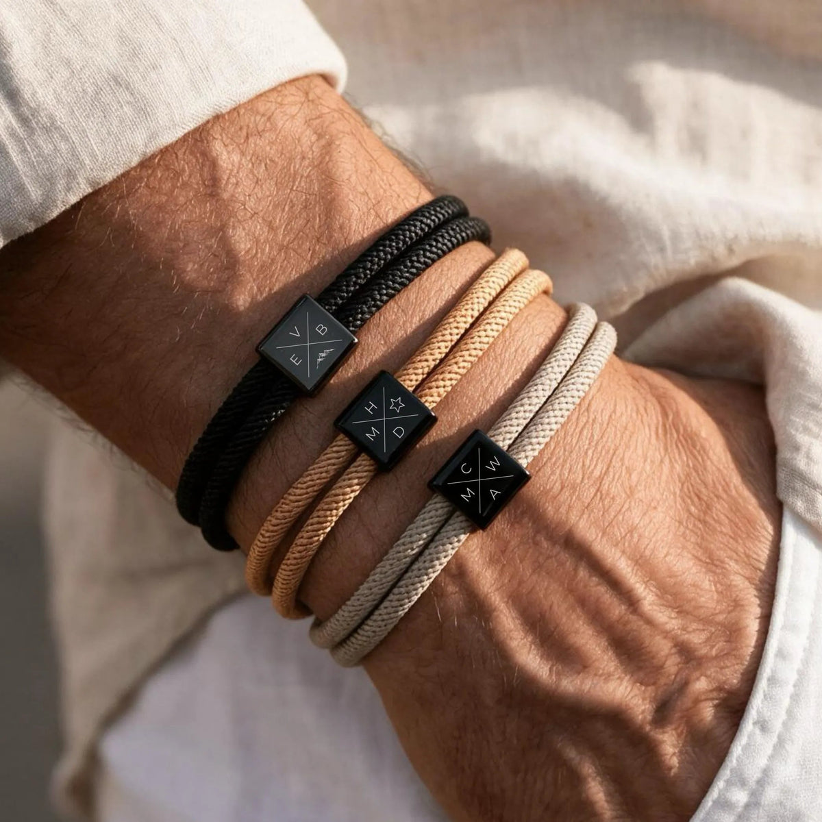 COLE. Braided Cord Bracelet