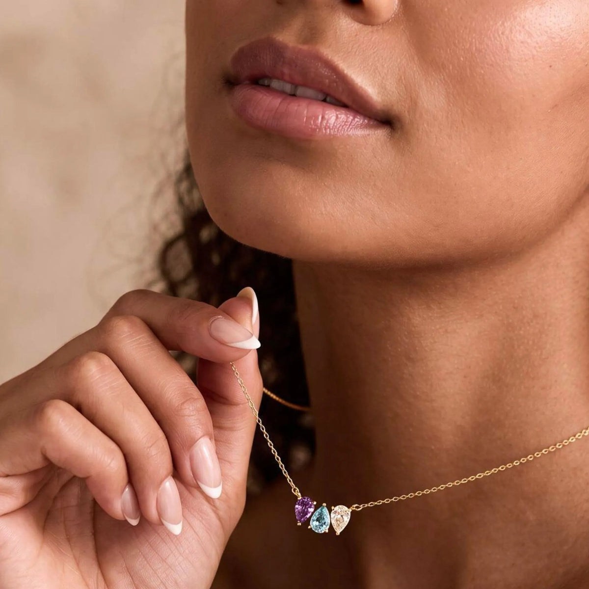 ROSALIE. Birthstone Necklace
