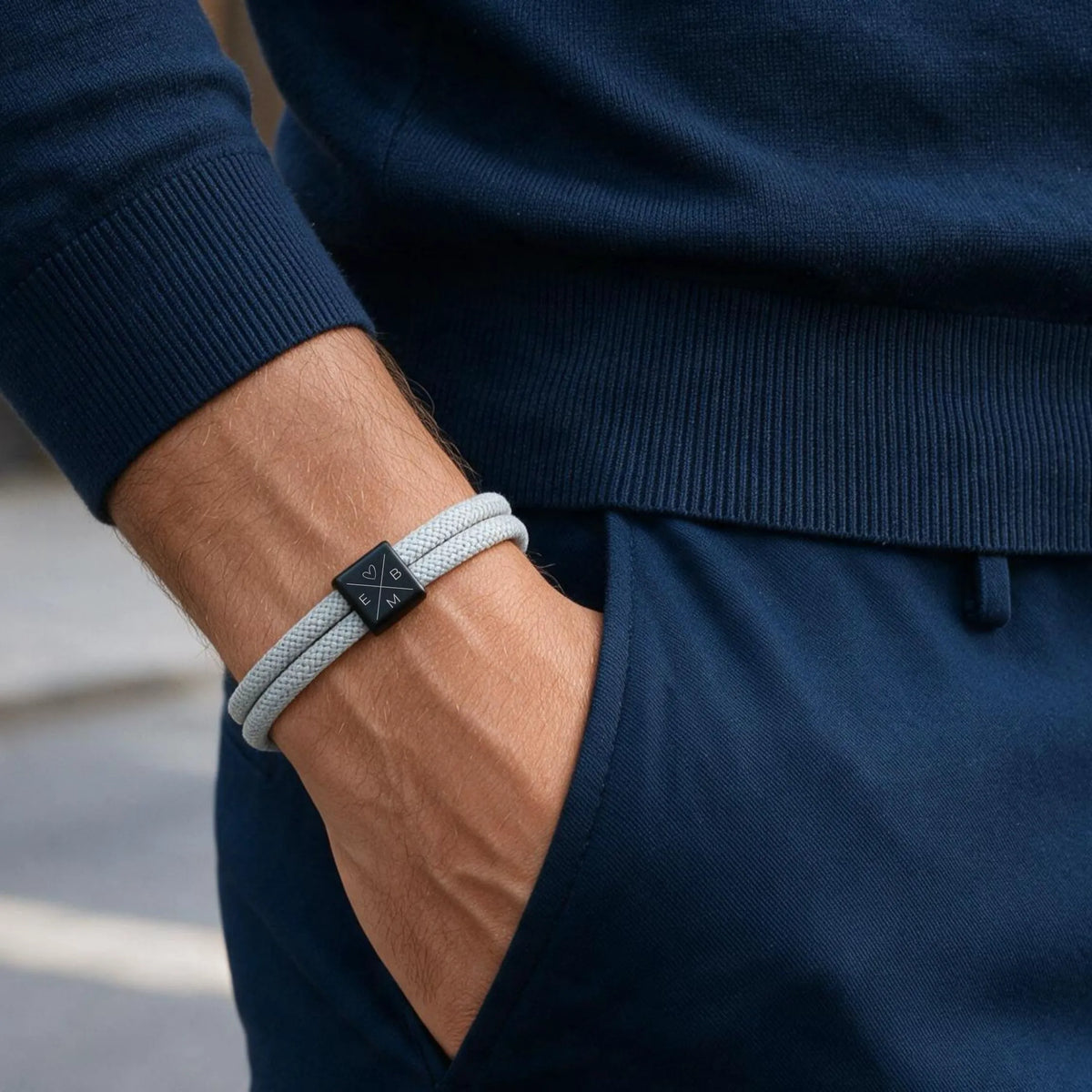 COLE. Braided Cord Bracelet