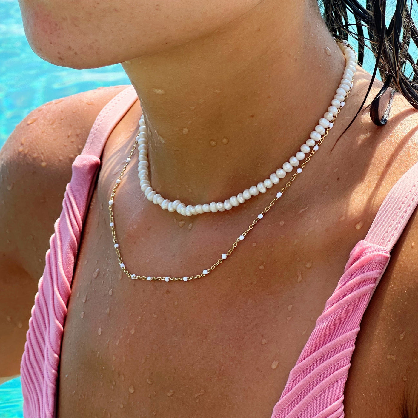 BLAIR. Beaded Choker