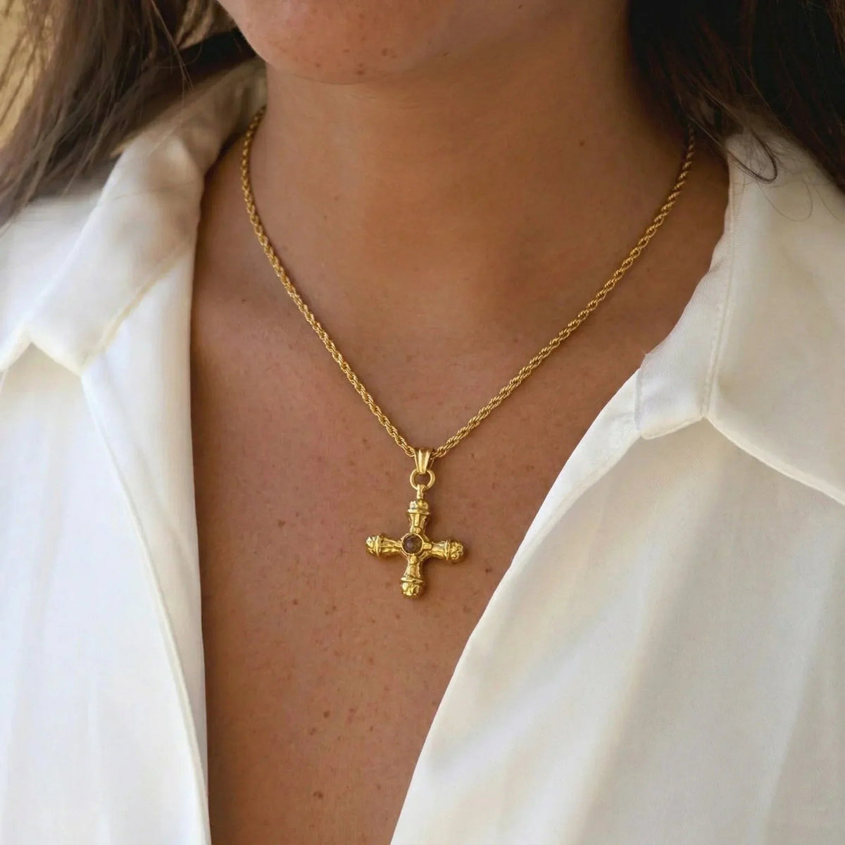 TESS. Diamond Pendant Necklace