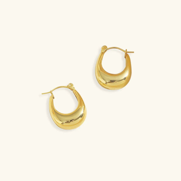 LUNA. Hoop Earrings