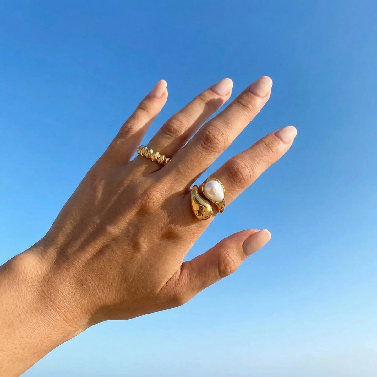 FERN. Sculpted Stone Ring