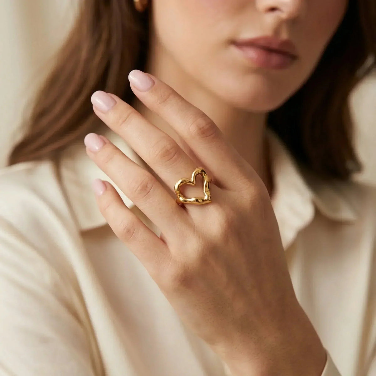 NELL. Open Heart Ring