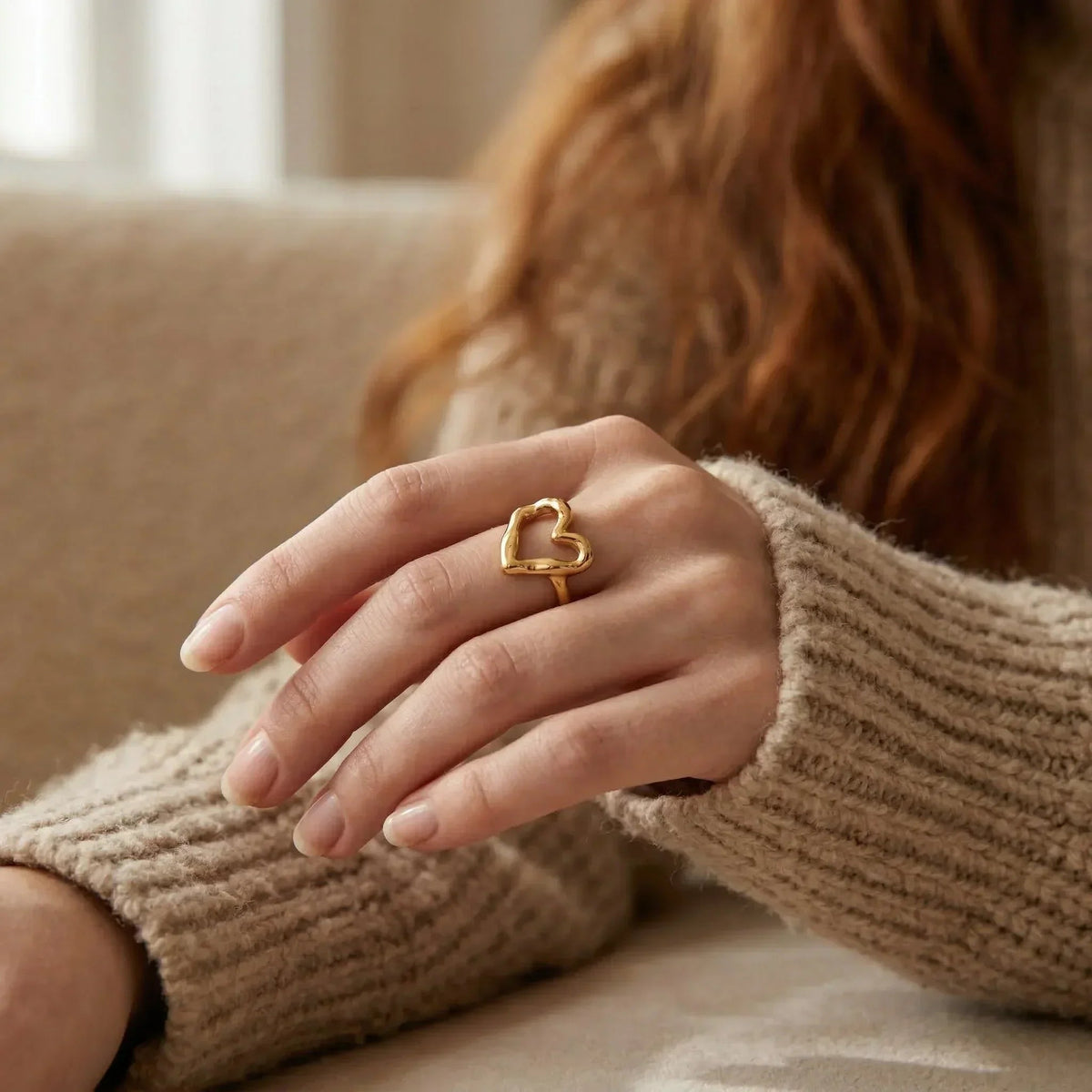 NELL. Open Heart Ring