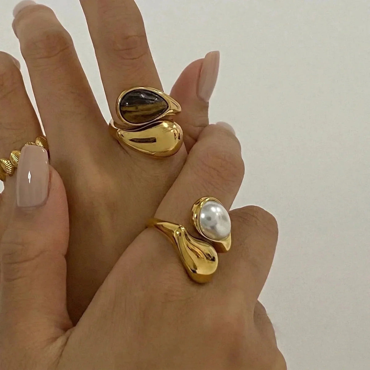 FERN. Sculpted Stone Ring