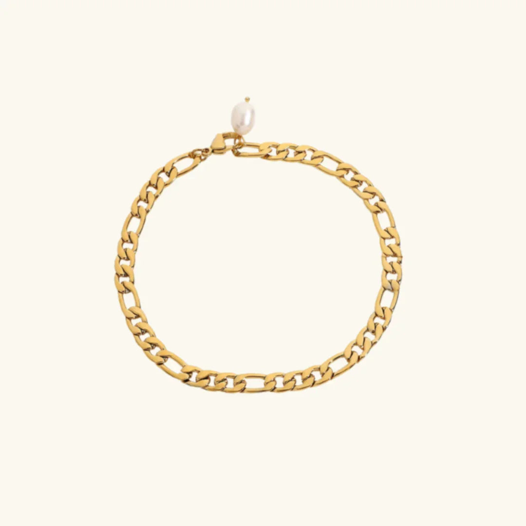 ISLA. Pearl Chain Anklet