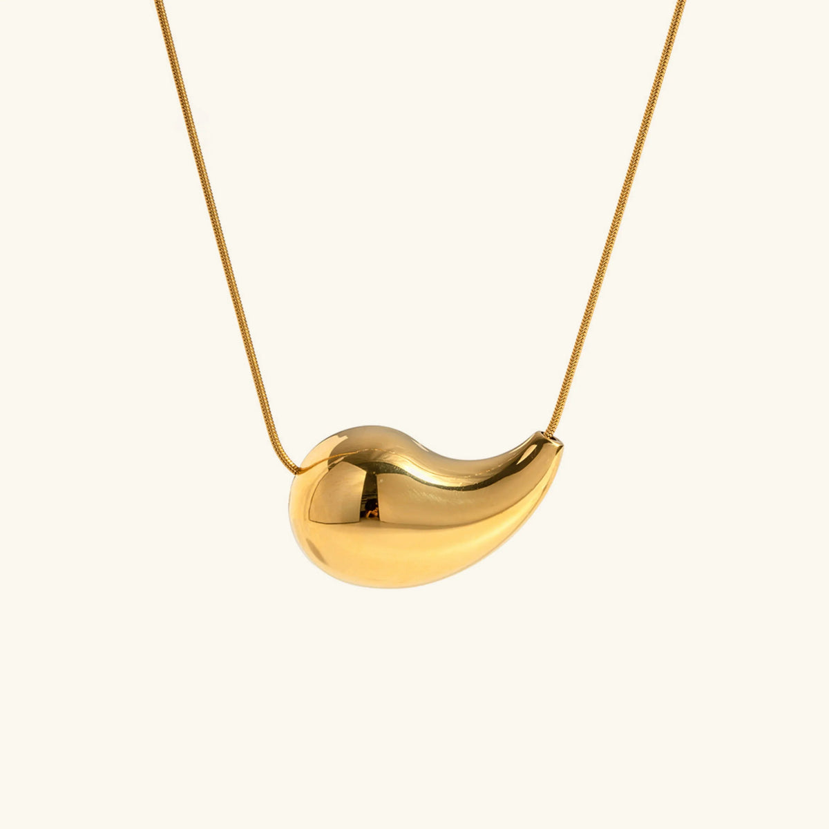 WILLOW. Teardrop Pendant Necklace