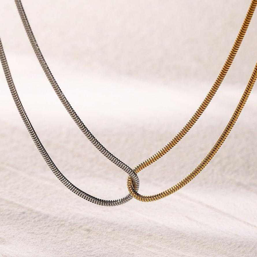 ROWAN. Two Tone Chain Necklace