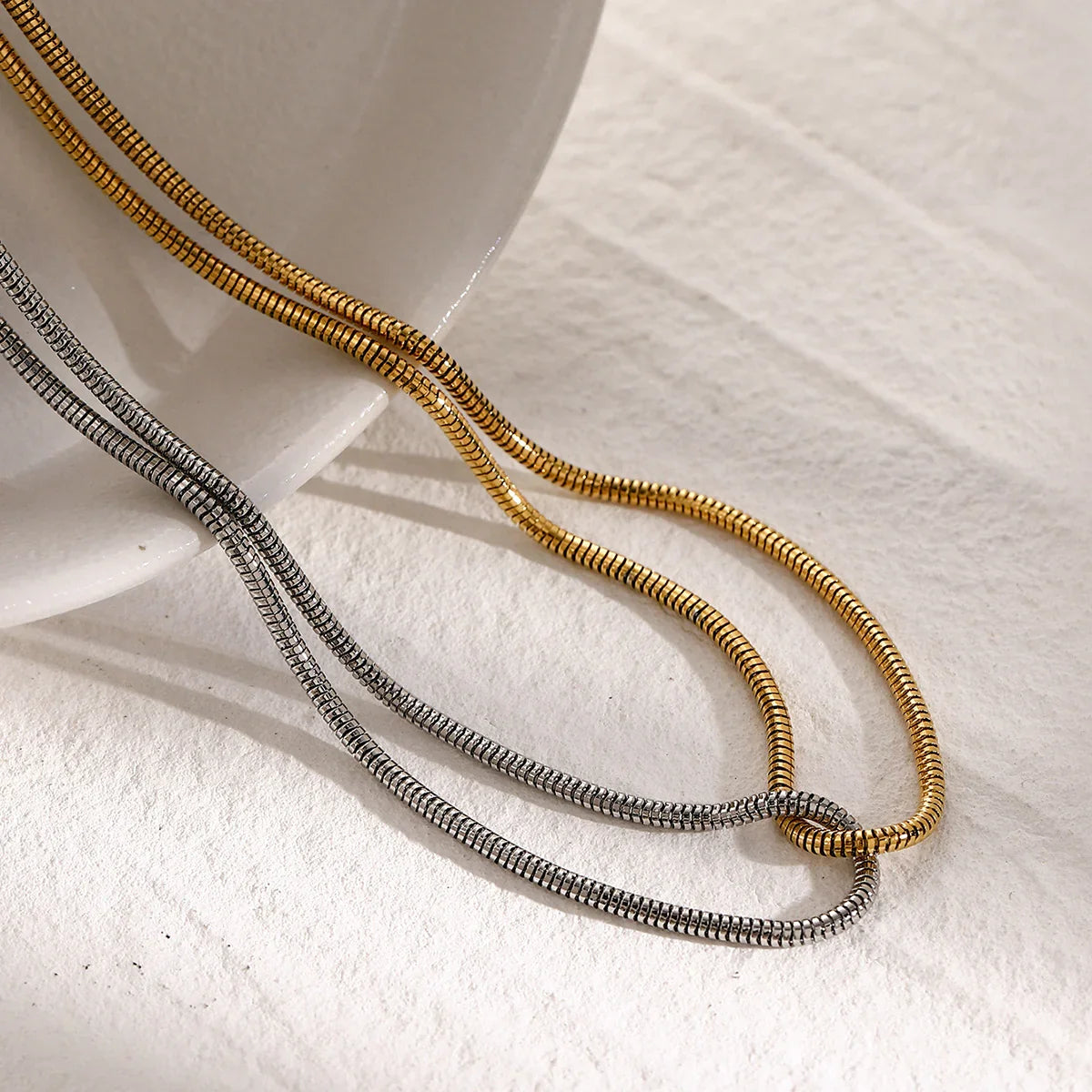 ROWAN. Two Tone Chain Necklace