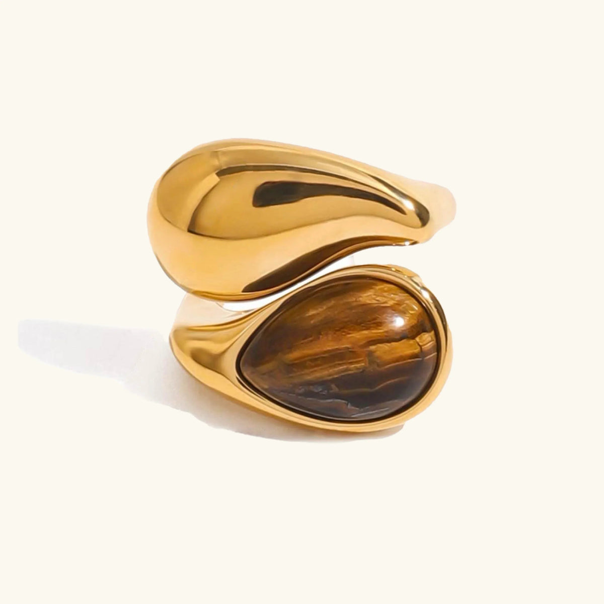 FERN. Sculpted Stone Ring
