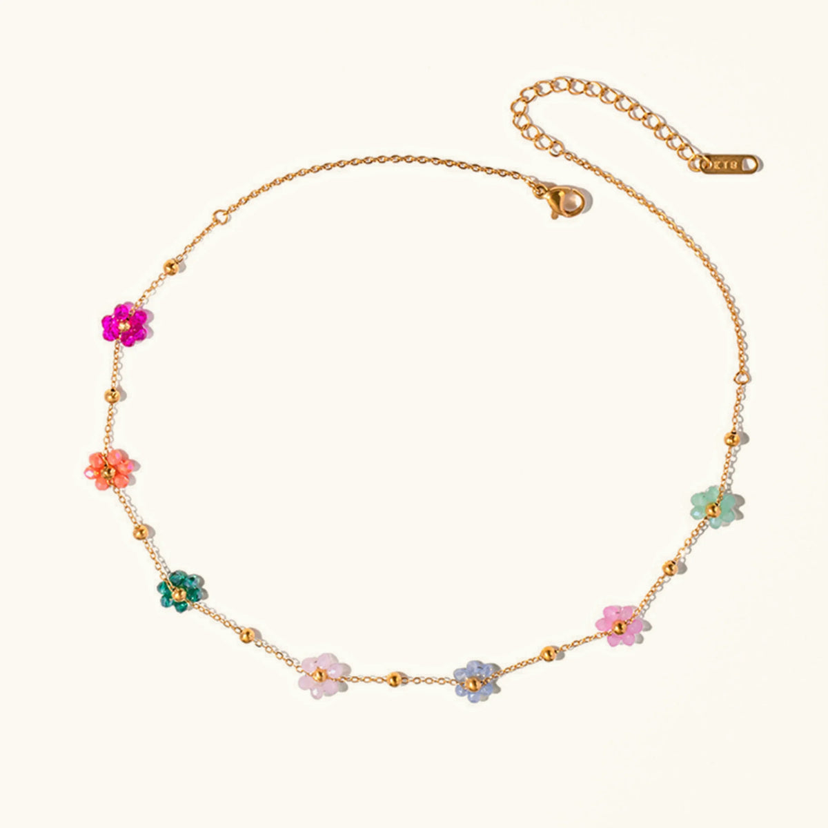 MYRA. Floral Charm Necklace