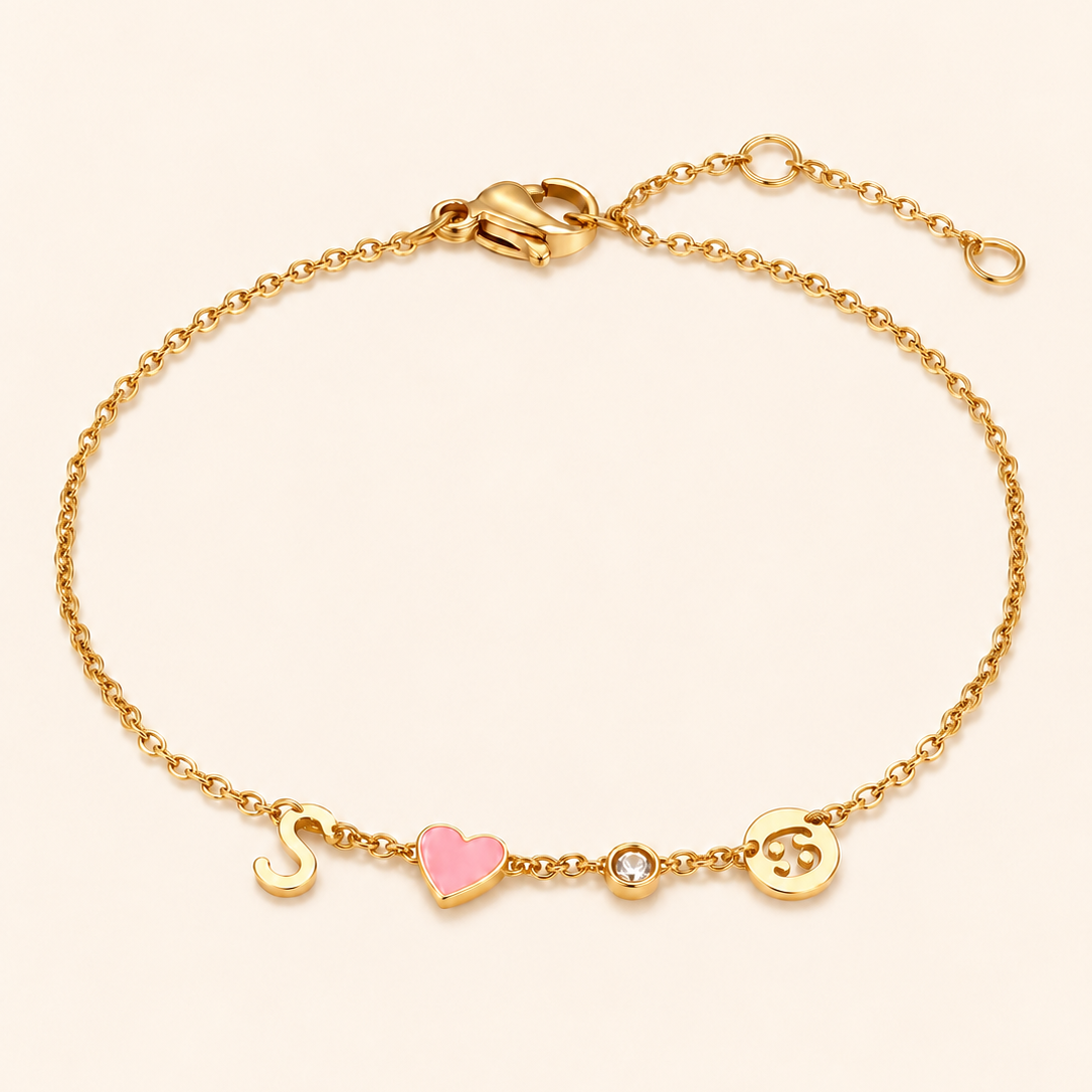 CLEO. Story Charm Bracelet