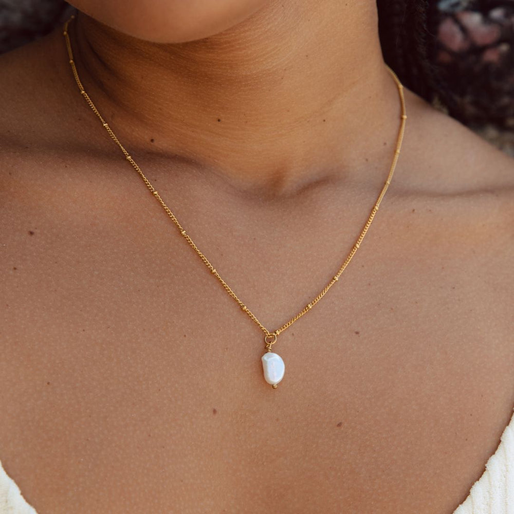MARGOT. Baroque Pearl Pendant