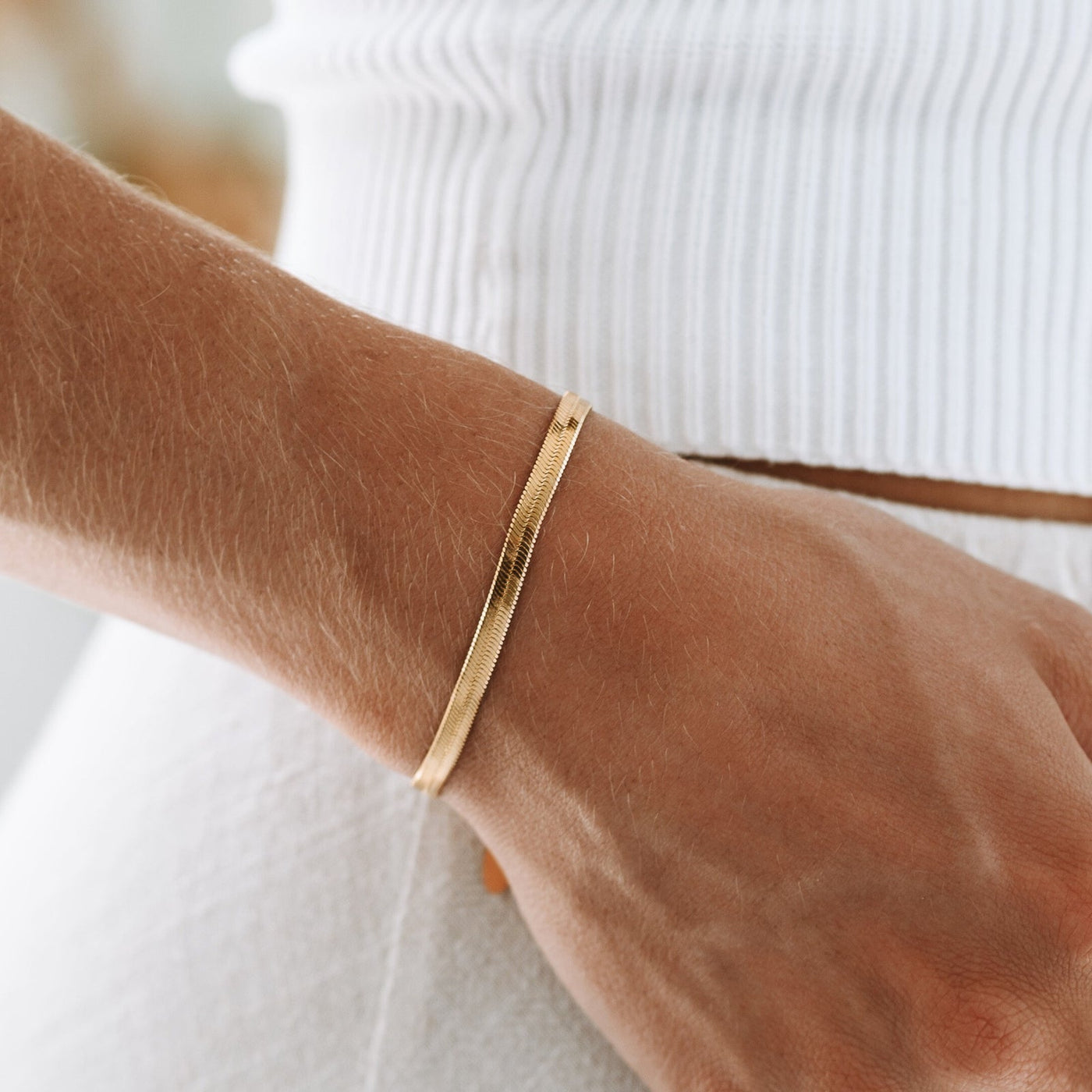 SUMMER. Herringbone Bracelet