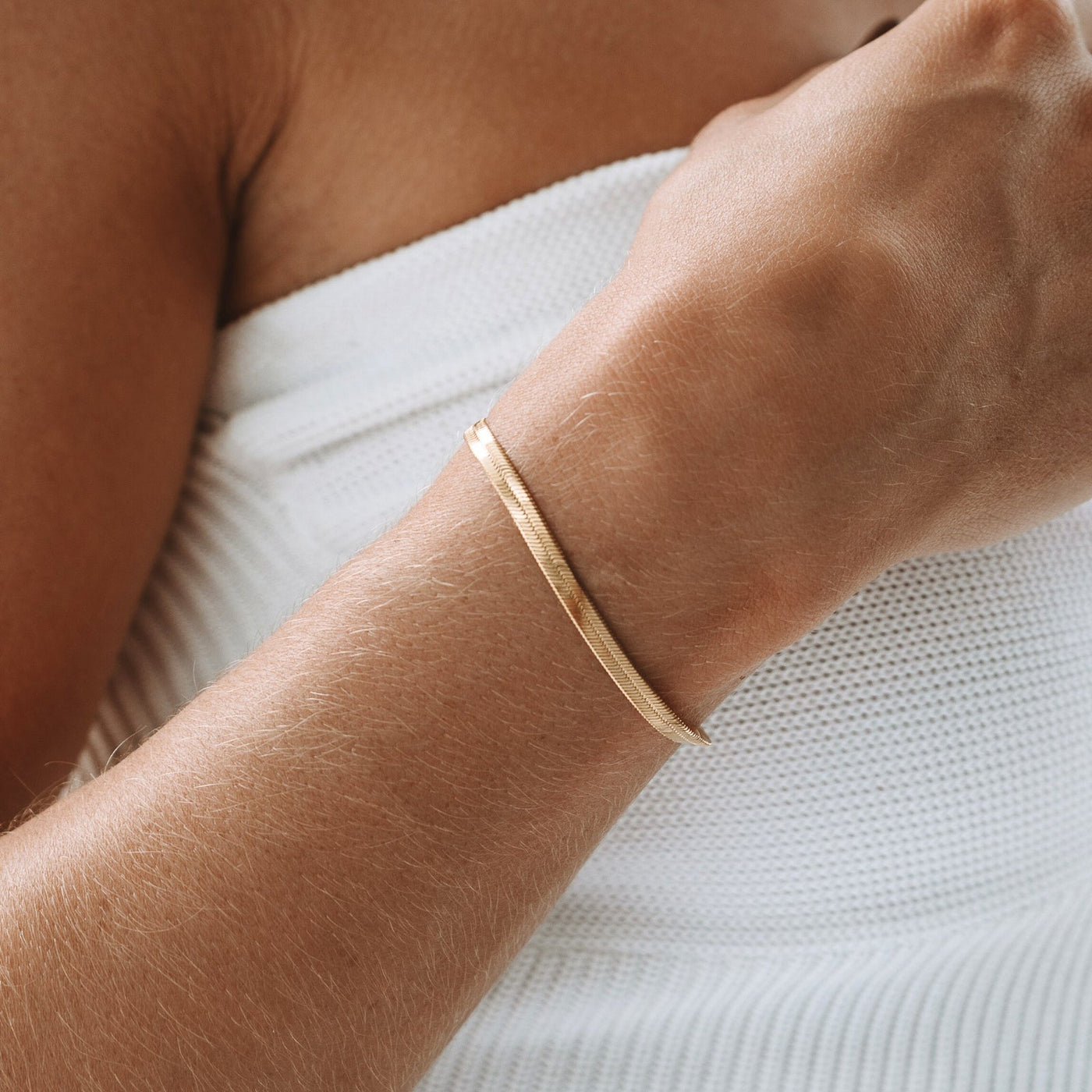 SUMMER. Herringbone Bracelet