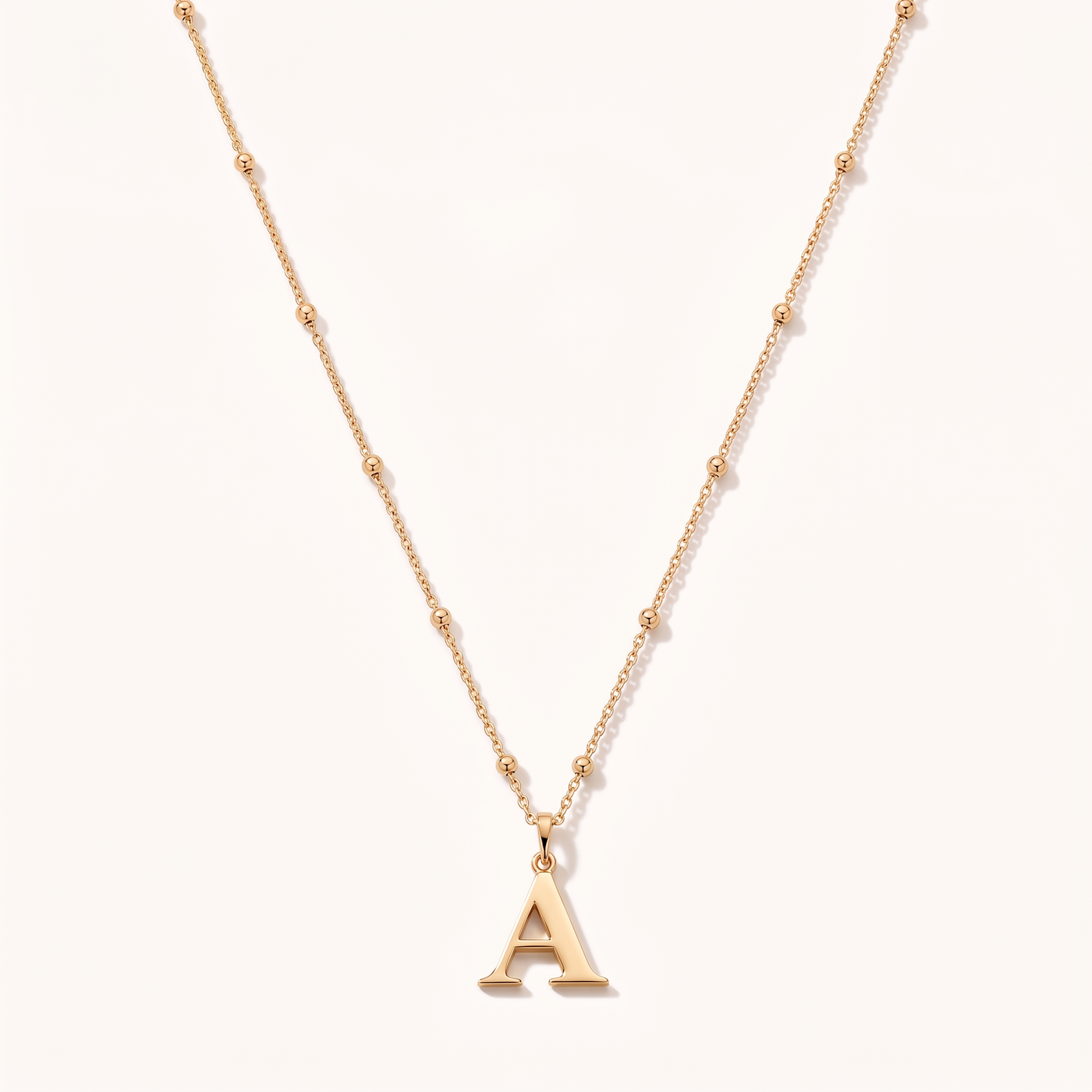 WREN. Initial Pendant Necklace