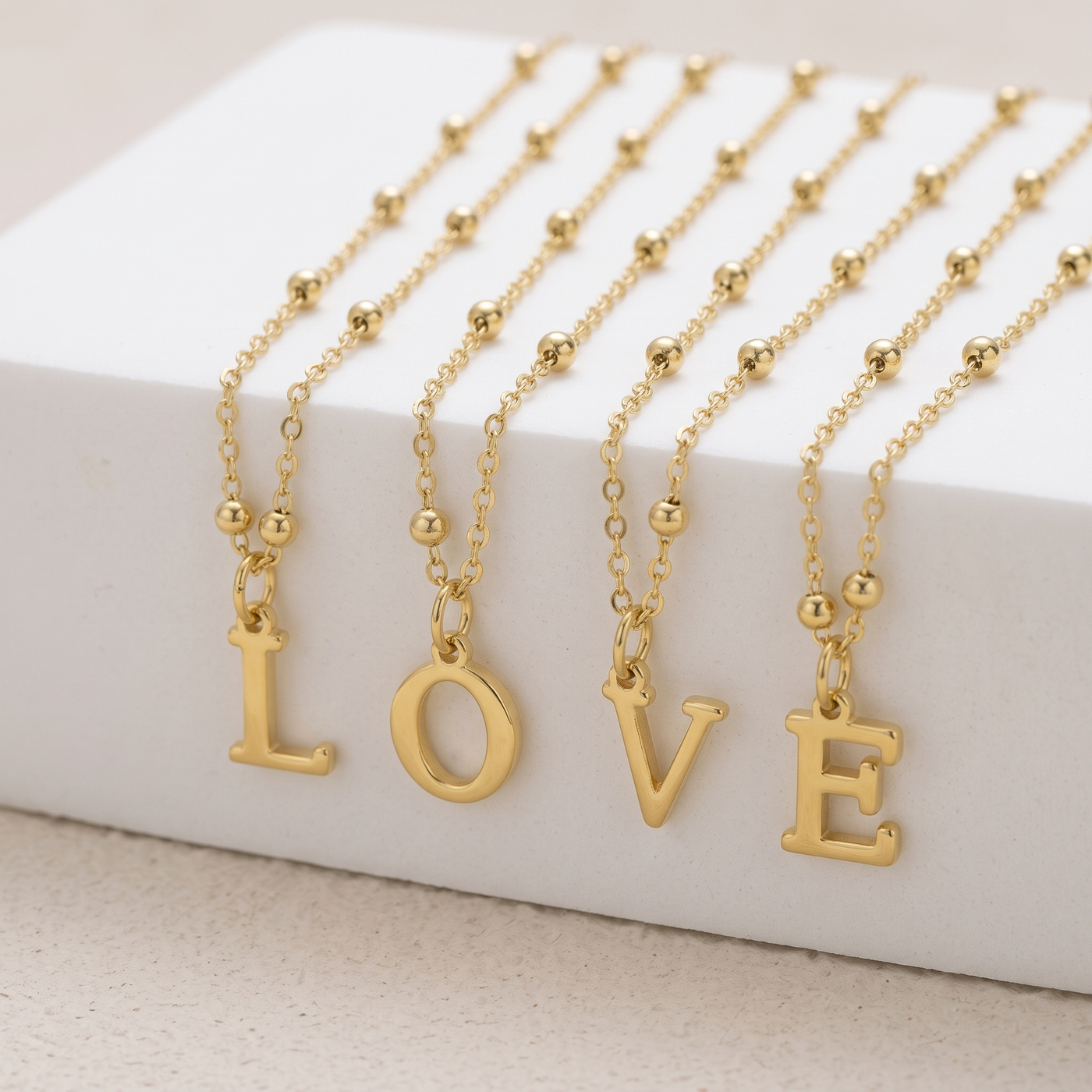 WREN. Initial Pendant Necklace