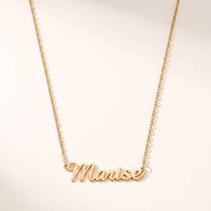MARISE. Signature Name Necklace