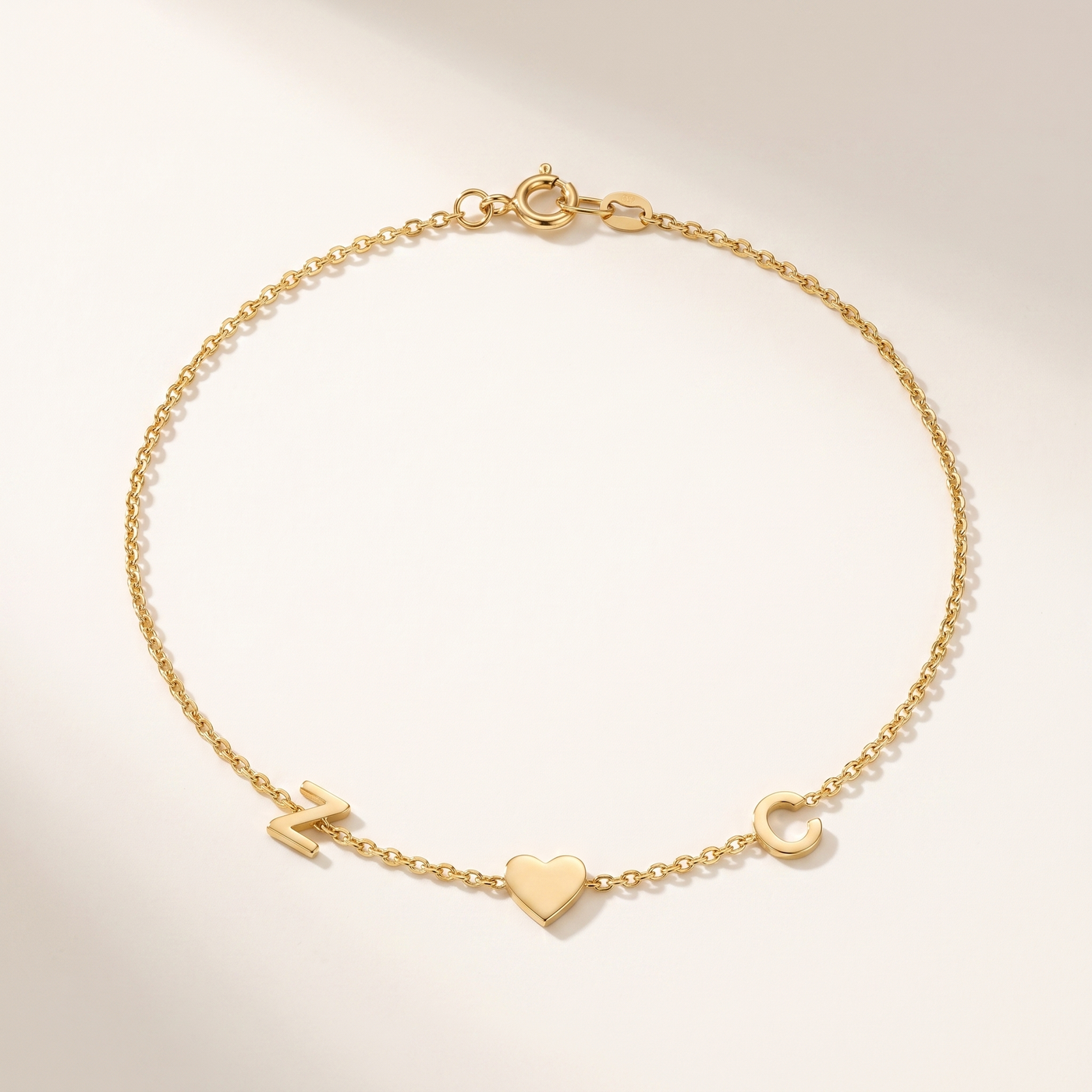 ISLA. Initial & Symbol Bracelet