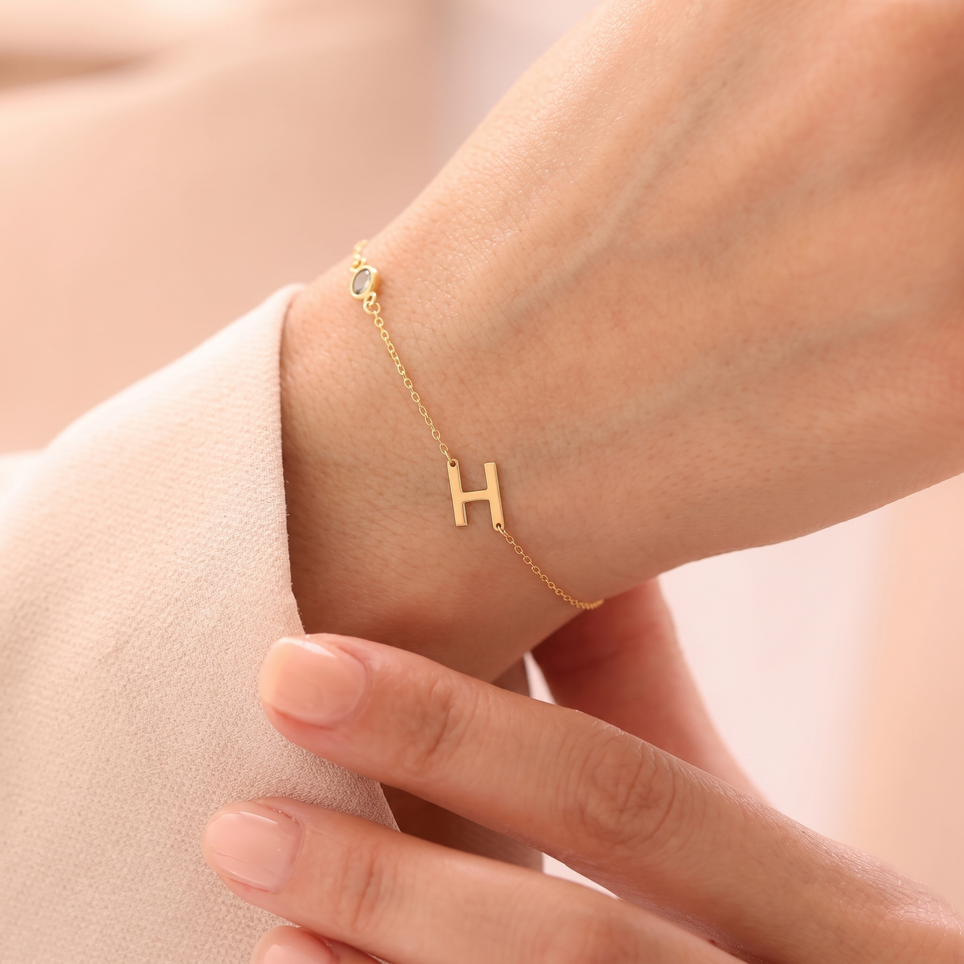 ISLA. Initial & Symbol Bracelet