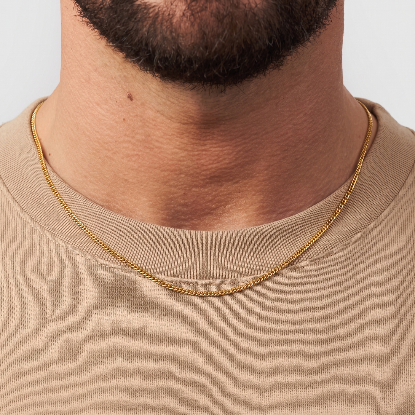 HUDSON. Cuban Chain Necklace 3mm
