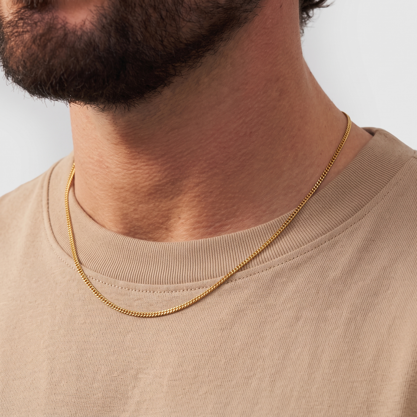 HUDSON. Cuban Chain Necklace 3mm