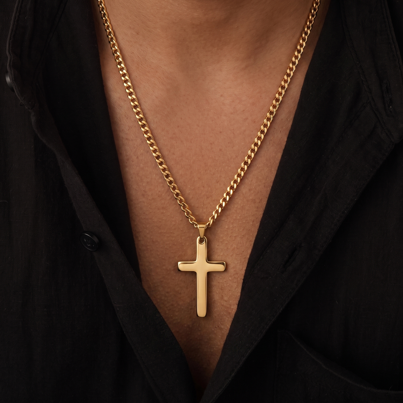 ROMAN. Cross Pendant Necklace