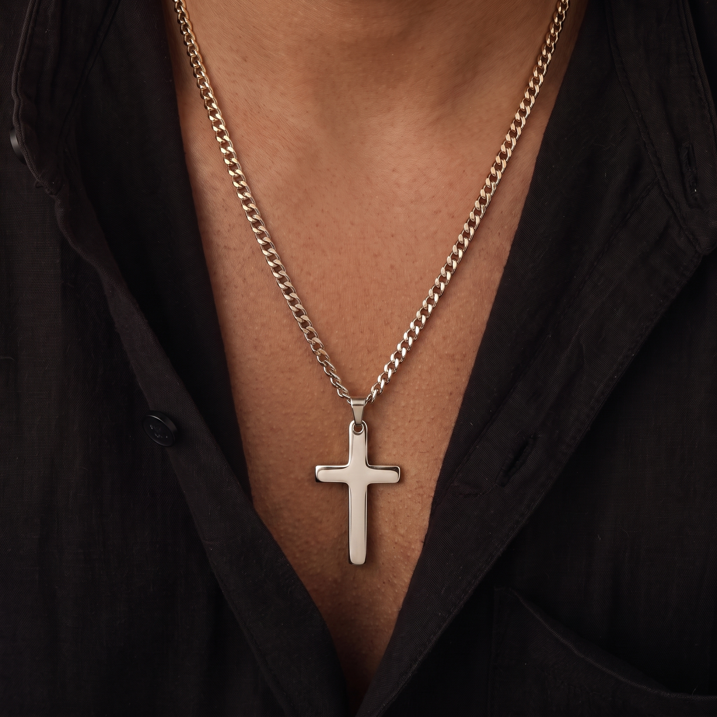 ROMAN. Cross Pendant Necklace