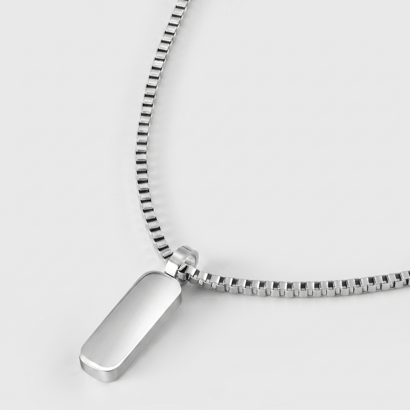 ASHER. Minimal Bar Pendant Necklace