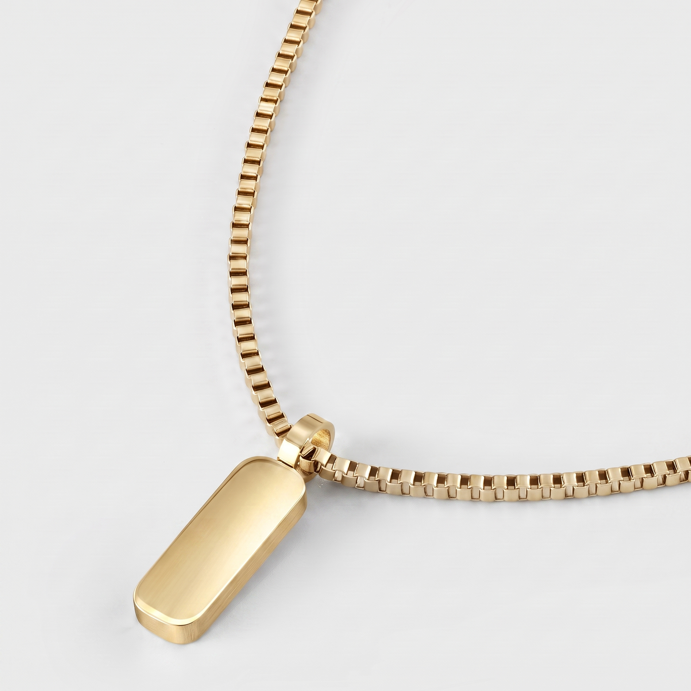 ASHER. Minimal Bar Pendant Necklace