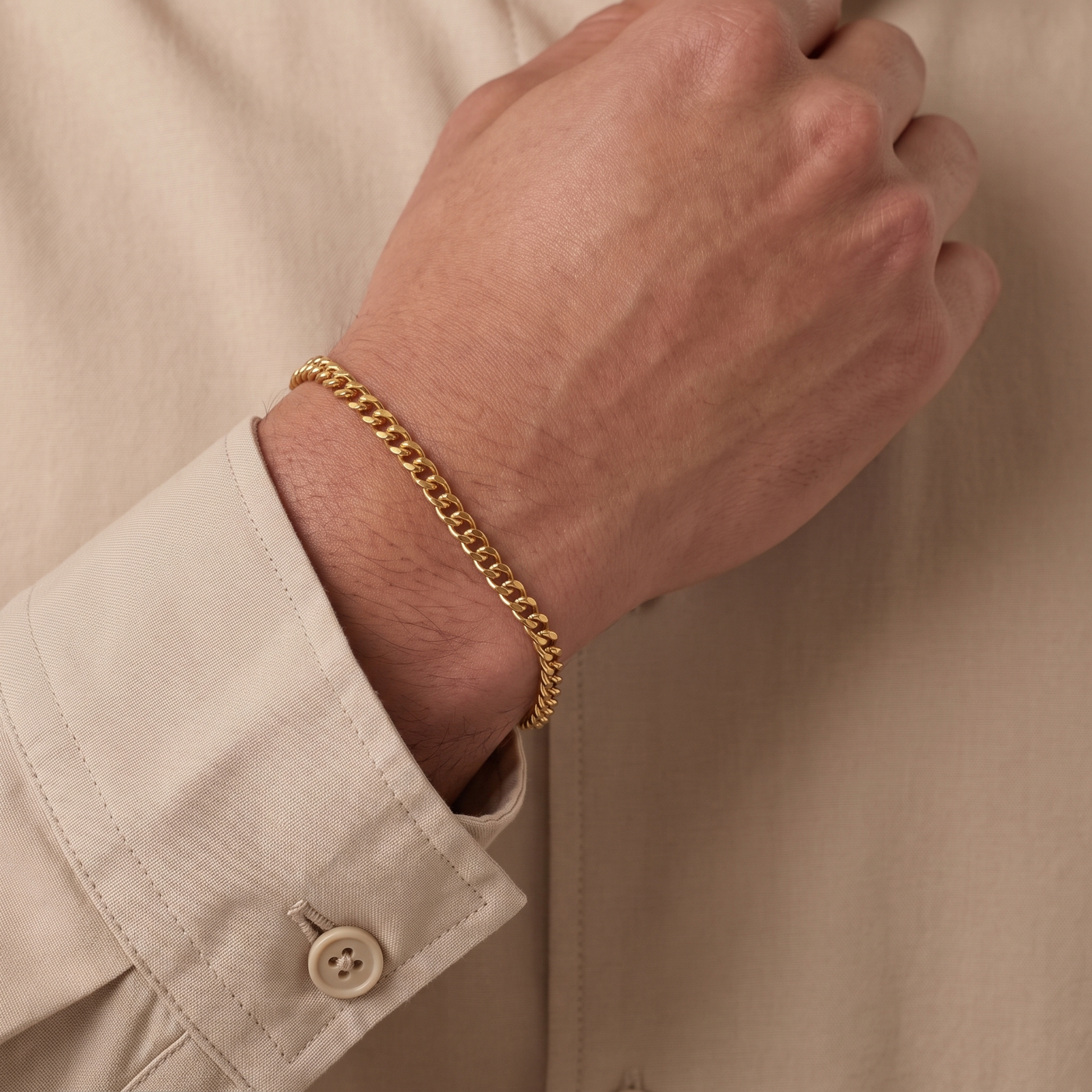 KANE. Cuban Chain Bracelet 5MM