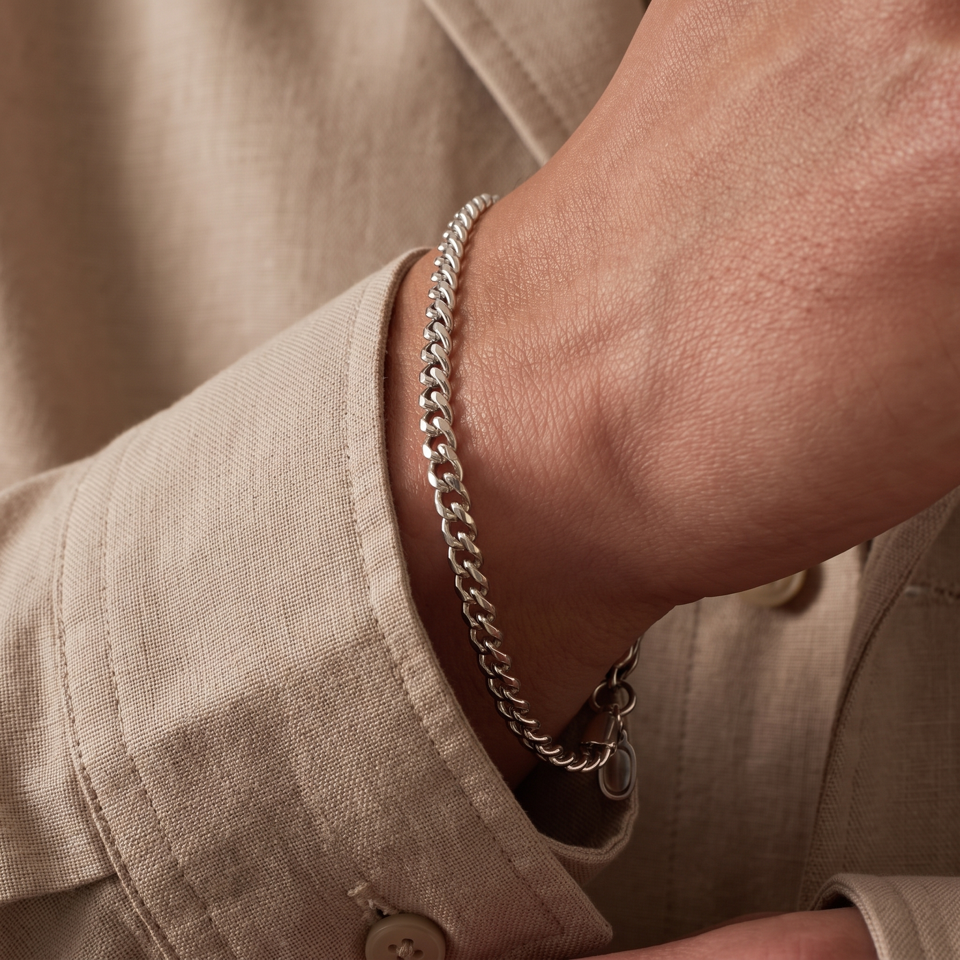 KANE. Cuban Chain Bracelet 5MM