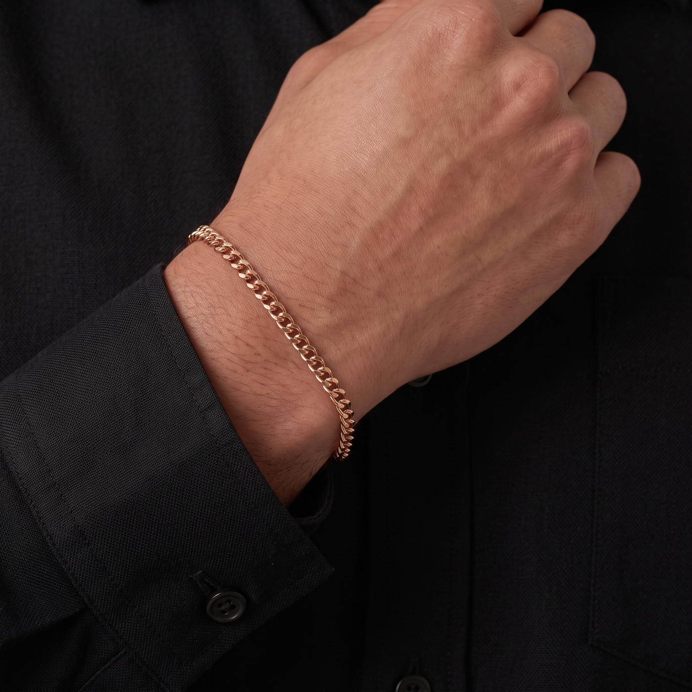 KANE. Cuban Chain Bracelet 5MM