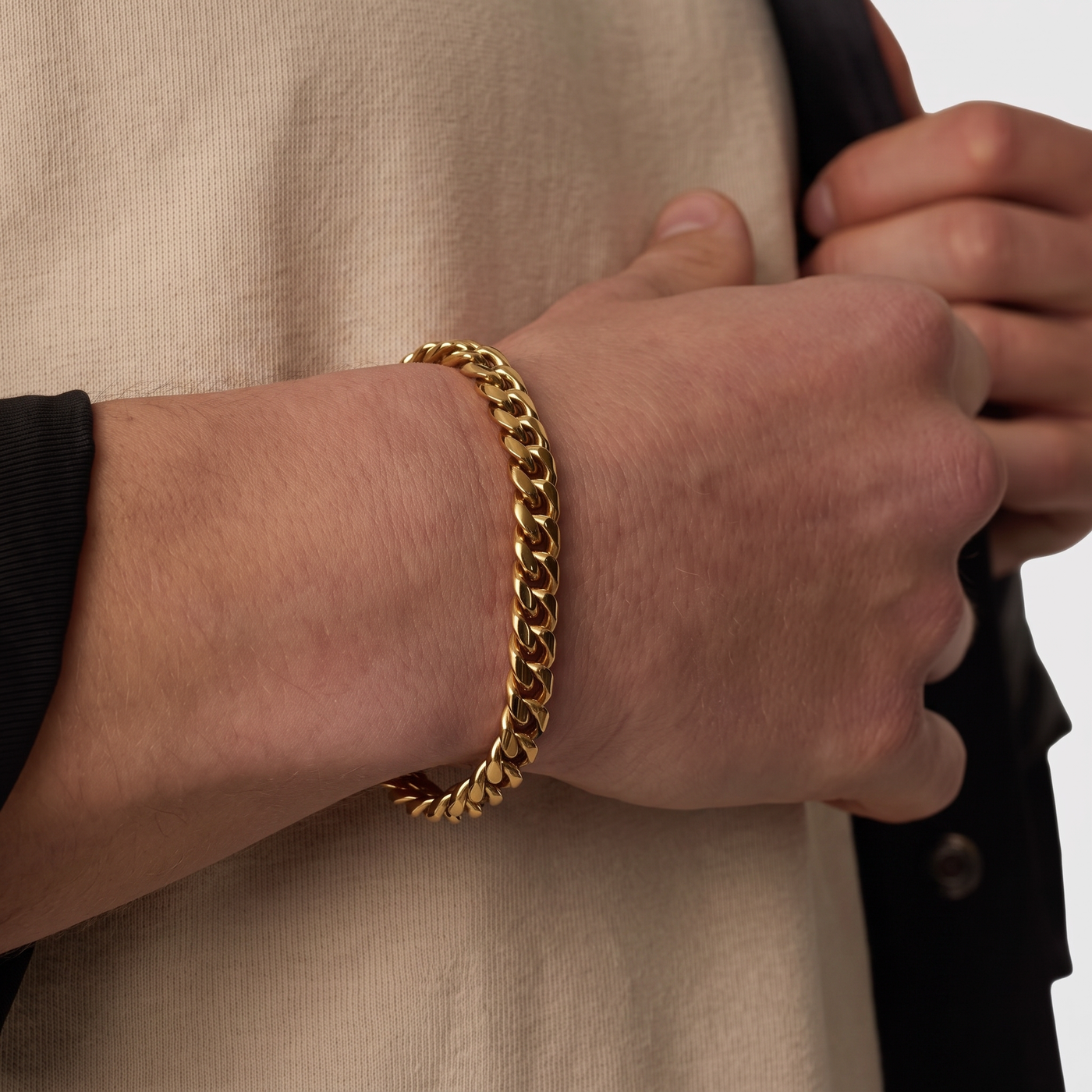 KANE. Cuban Chain Bracelet 7MM