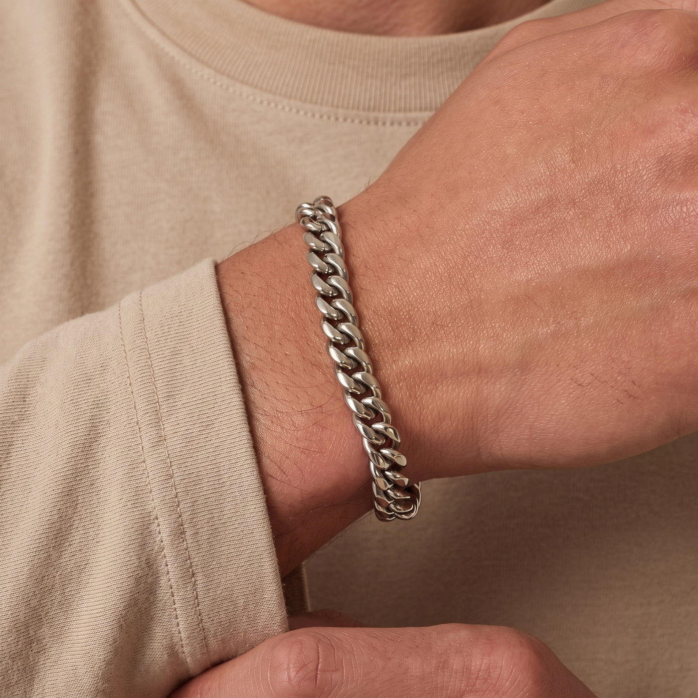 KANE. Cuban Chain Bracelet 7MM