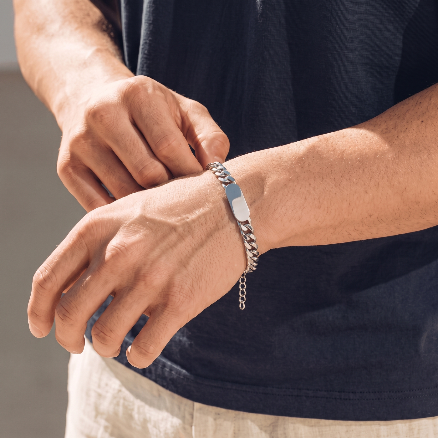 KANE. Cuban Chain Bracelet 7MM