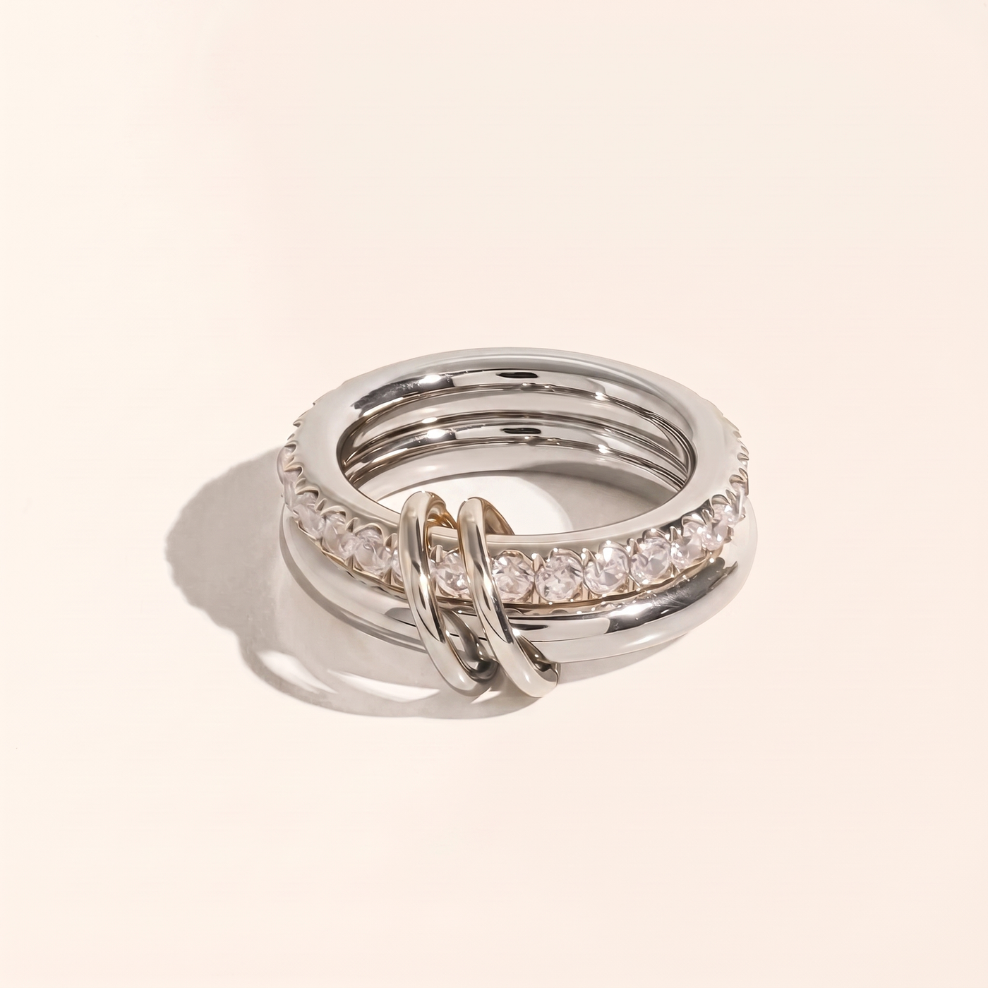 FREYA. Stacked Diamond Ring