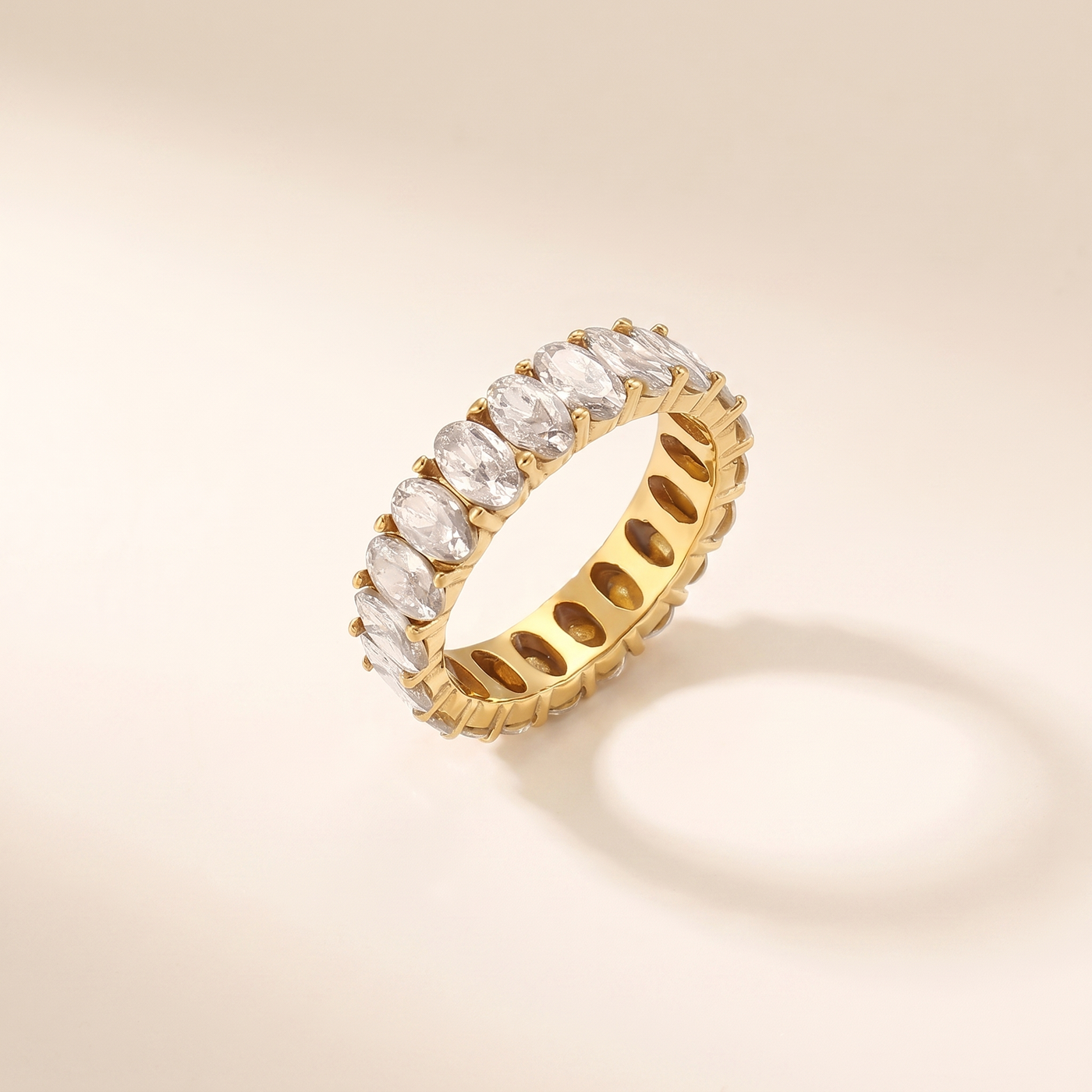 IVY. Diamond Simulant Ring