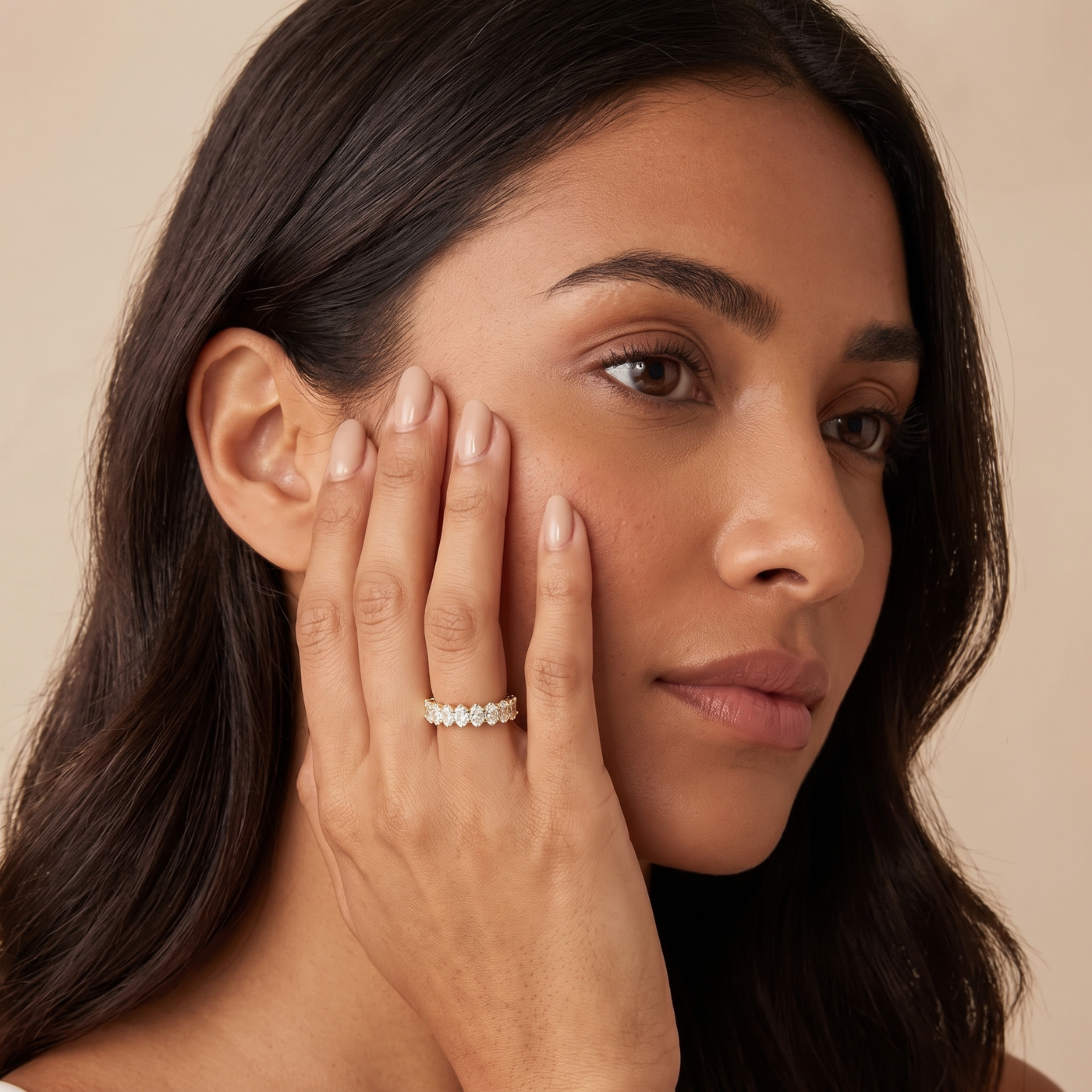 IVY. Diamond Simulant Ring