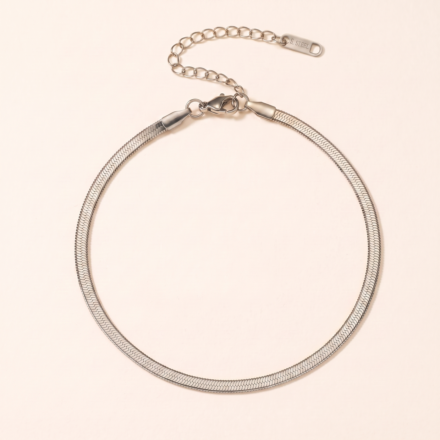 CORA. Herringbone Anklet