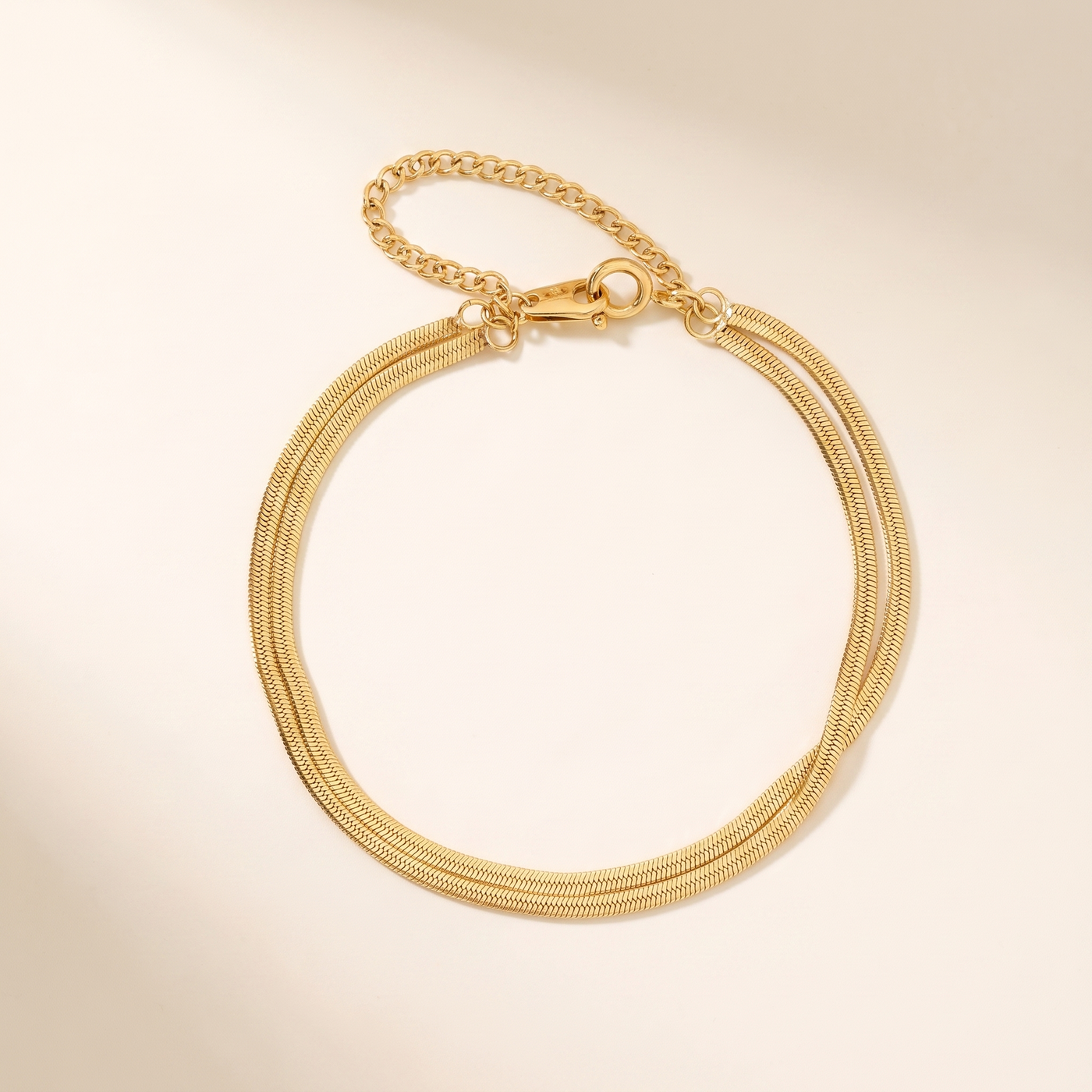 SASHA. Double Snake Bracelet